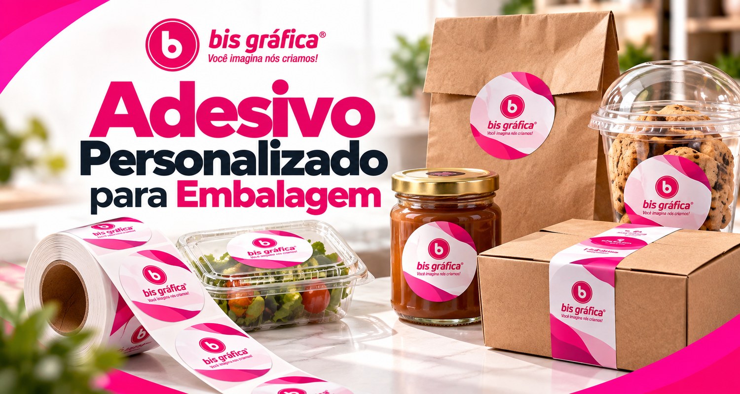 Adesivo Personalizado para Embalagem
