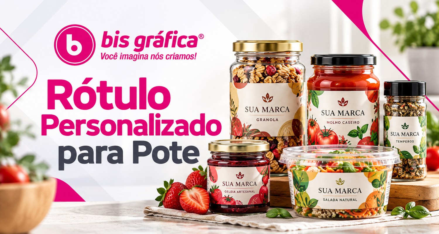 Rótulo Personalizado para Pote